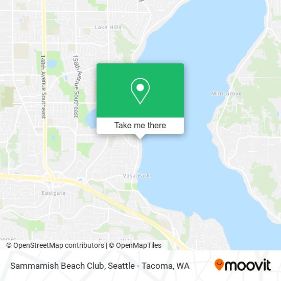 Mapa de Sammamish Beach Club