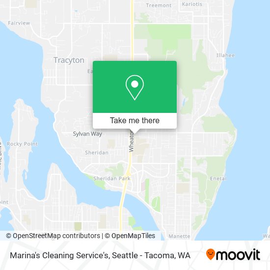 Marina's Cleaning Service's map