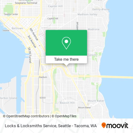 Locks & Locksmiths Service map