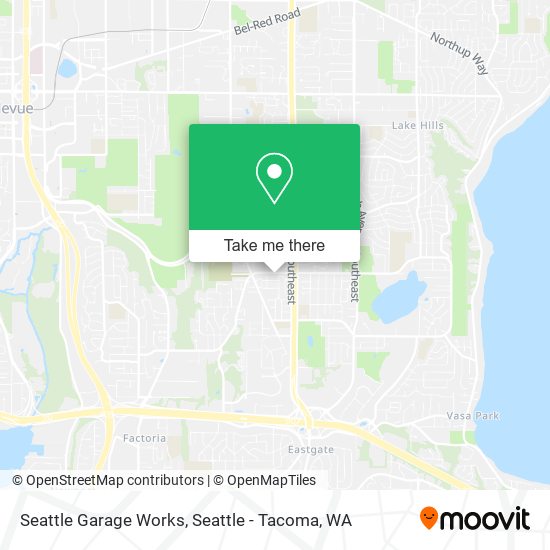 Seattle Garage Works map