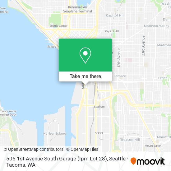 Mapa de 505 1st Avenue South Garage (Ipm Lot 28)