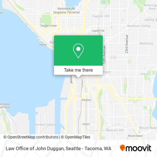 Mapa de Law Office of John Duggan
