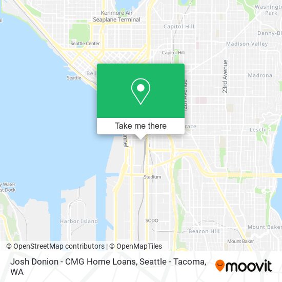 Mapa de Josh Donion - CMG Home Loans