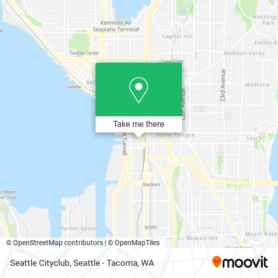 Seattle Cityclub map