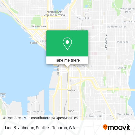 Lisa B. Johnson map