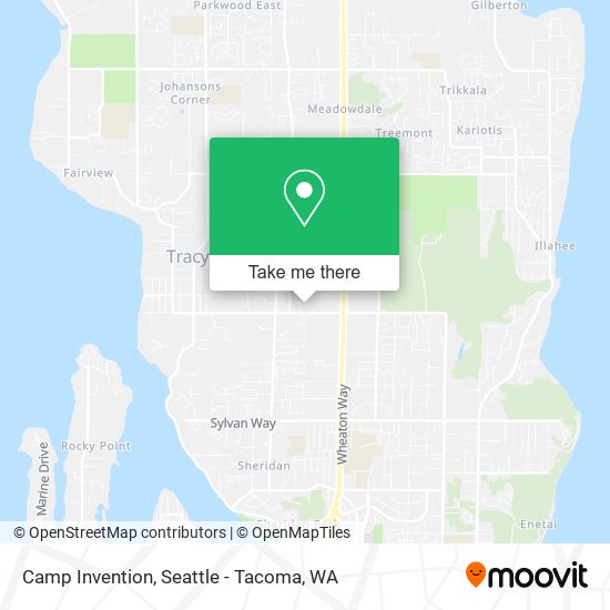 Camp Invention map