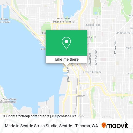 Mapa de Made in Seattle Strica Studio