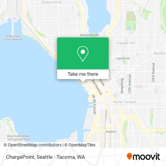 Mapa de ChargePoint