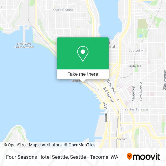 Mapa de Four Seasons Hotel Seattle
