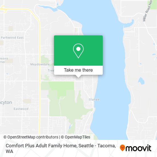 Comfort Plus Adult Family Home map