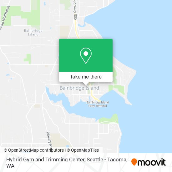Hybrid Gym and Trimming Center map