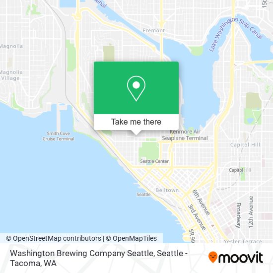 Mapa de Washington Brewing Company Seattle