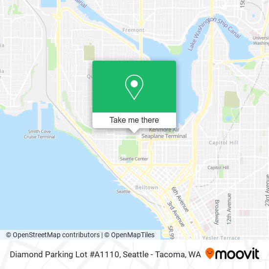 Mapa de Diamond Parking Lot #A1110