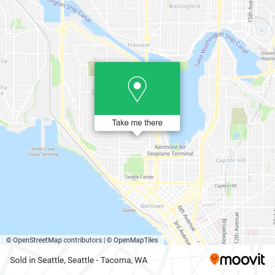 Sold in Seattle map