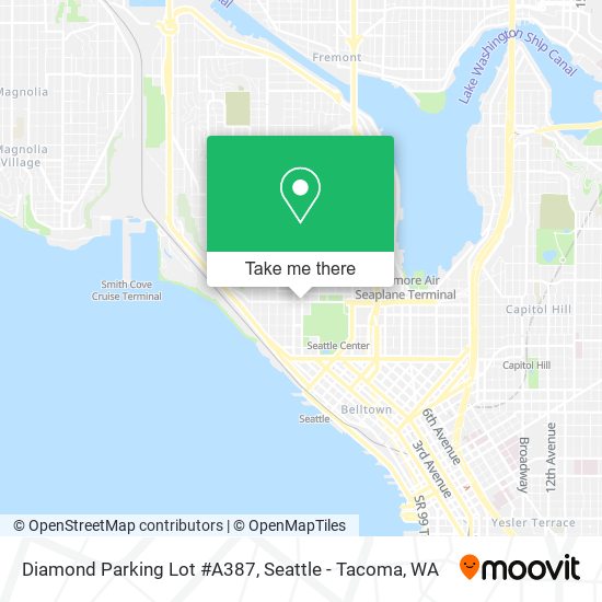 Mapa de Diamond Parking Lot #A387