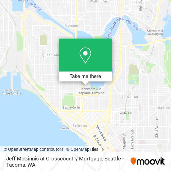 Jeff McGinnis at Crosscountry Mortgage map