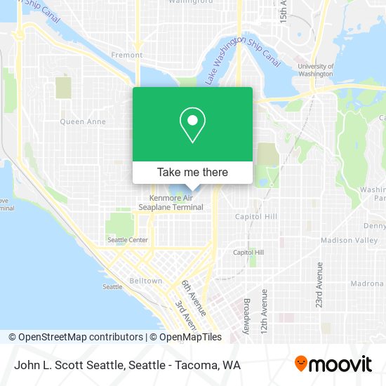 Mapa de John L. Scott Seattle