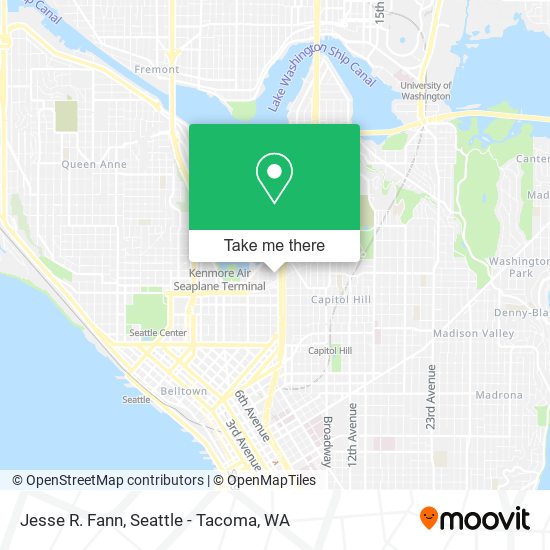Mapa de Jesse R. Fann