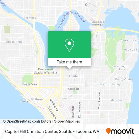 Mapa de Capitol Hill Christian Center
