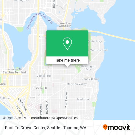 Root To Crown Center map