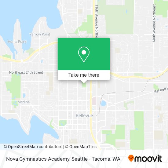 Mapa de Nova Gymnastics Academy
