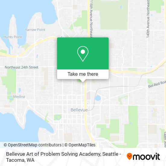 Bellevue Art of Problem Solving Academy map
