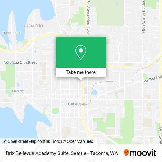 Mapa de Brix Bellevue Academy Suite