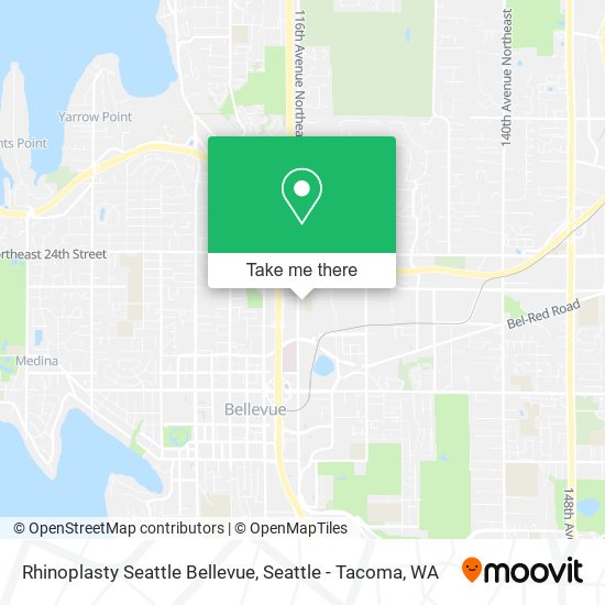 Rhinoplasty Seattle Bellevue map