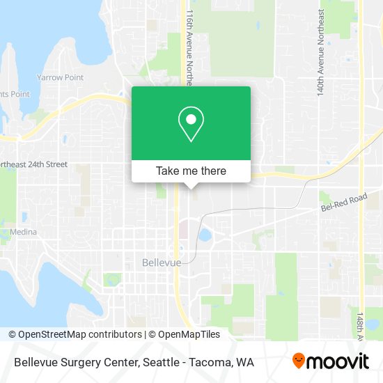 Bellevue Surgery Center map