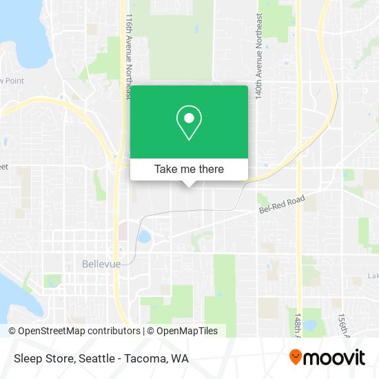 Mapa de Sleep Store