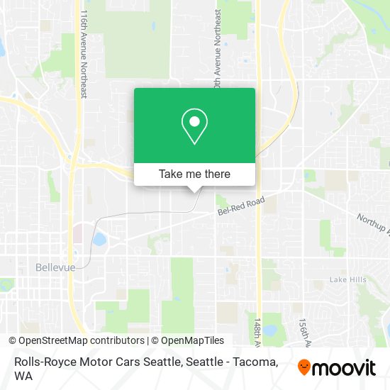 Mapa de Rolls-Royce Motor Cars Seattle