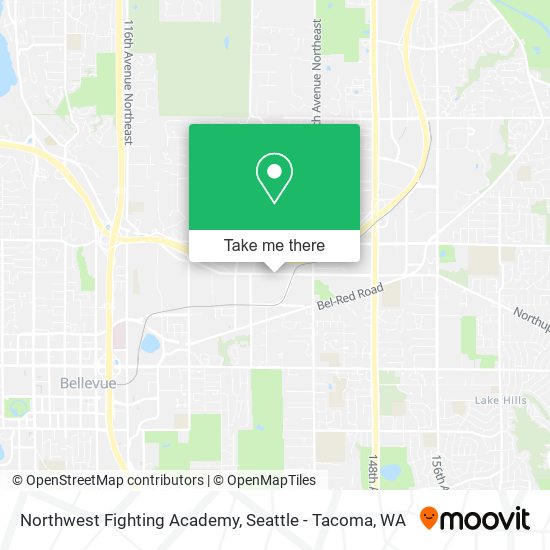 Northwest Fighting Academy map