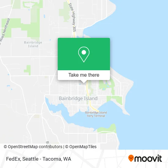 Mapa de FedEx