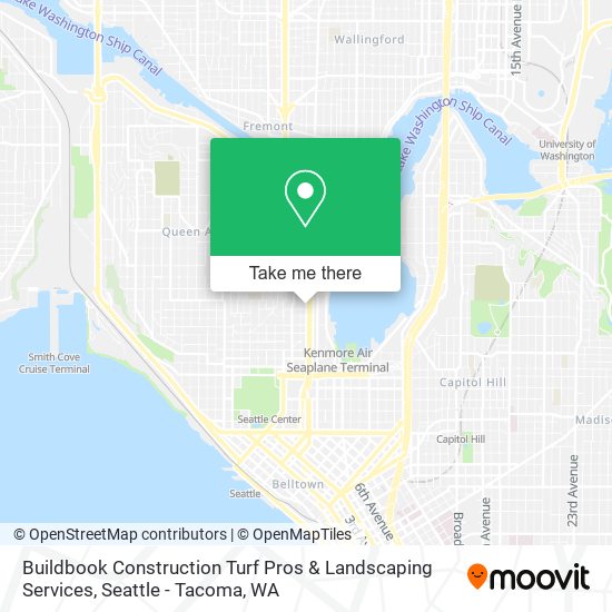 Buildbook Construction Turf Pros & Landscaping Services map