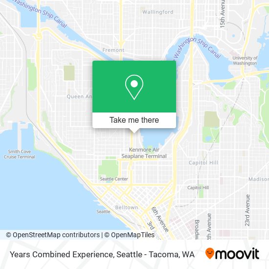 Years Combined Experience map