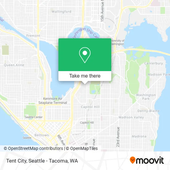 Tent City map