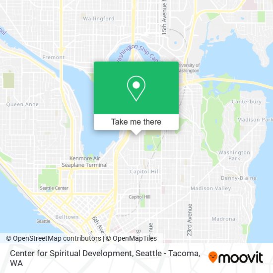 Center for Spiritual Development map