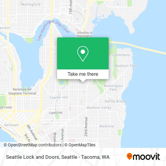 Seattle Lock and Doors map