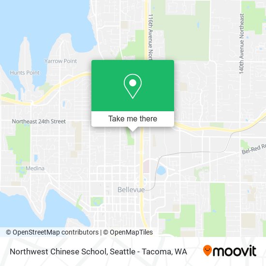 Mapa de Northwest Chinese School