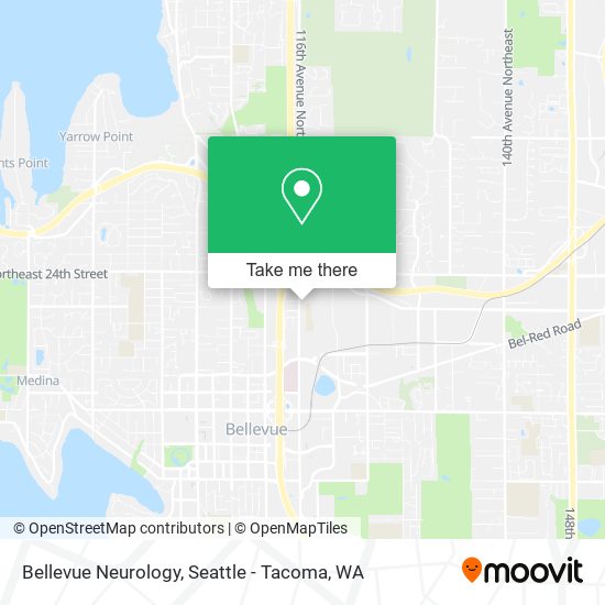 Bellevue Neurology map