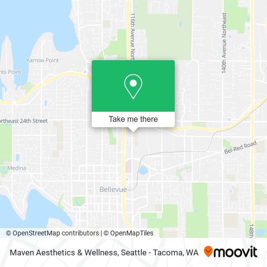 Maven Aesthetics & Wellness map