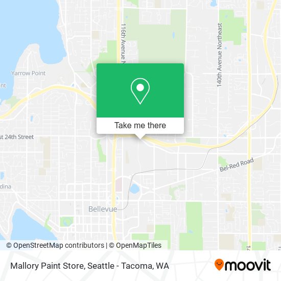 Mallory Paint Store map