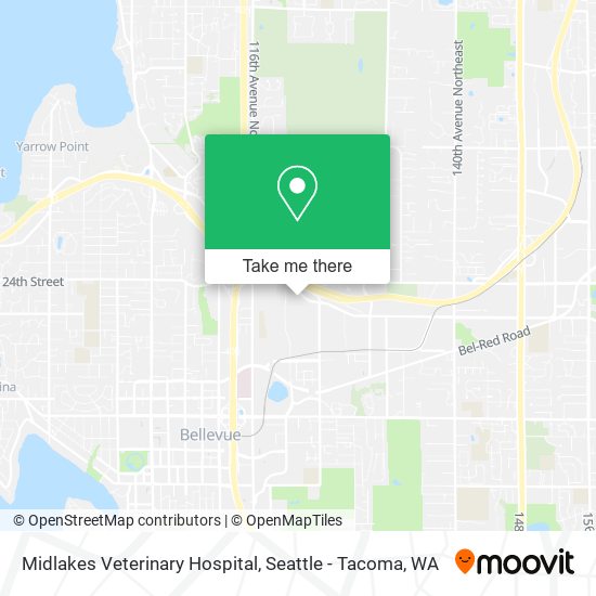 Mapa de Midlakes Veterinary Hospital