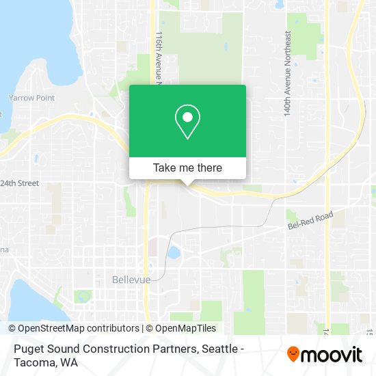 Mapa de Puget Sound Construction Partners