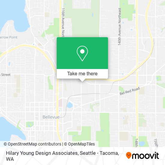 Hilary Young Design Associates map