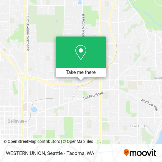 WESTERN UNION map
