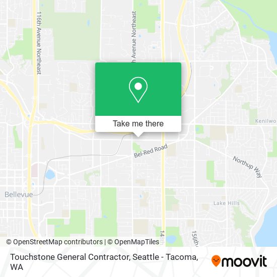 Touchstone General Contractor map