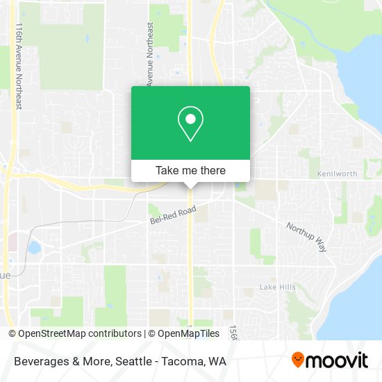 Beverages & More map