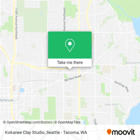 Mapa de Kokanee Clay Studio