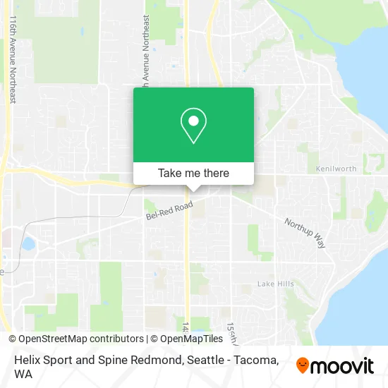 Mapa de Helix Sport and Spine Redmond